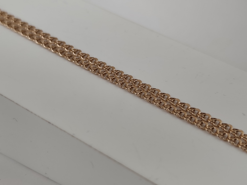 ЦЕПЬ ПУСТОТЕЛАЯ Бисмарк (Au 585)