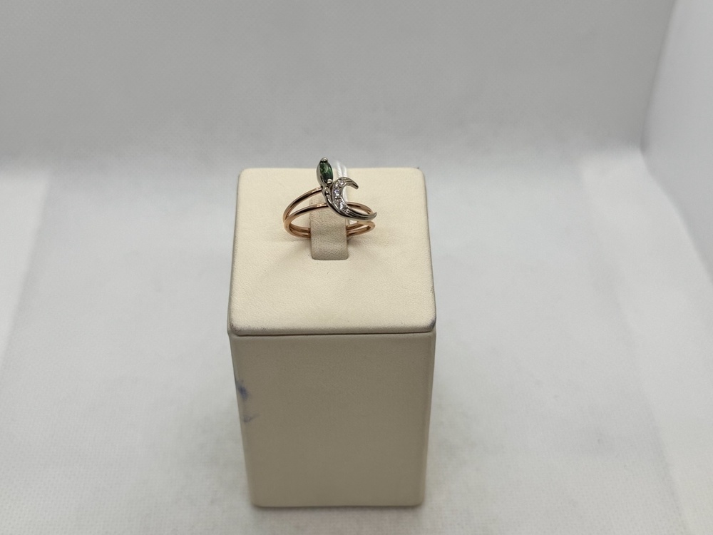 КОЛЬЦО С КАМНЯМИ (Au 585)