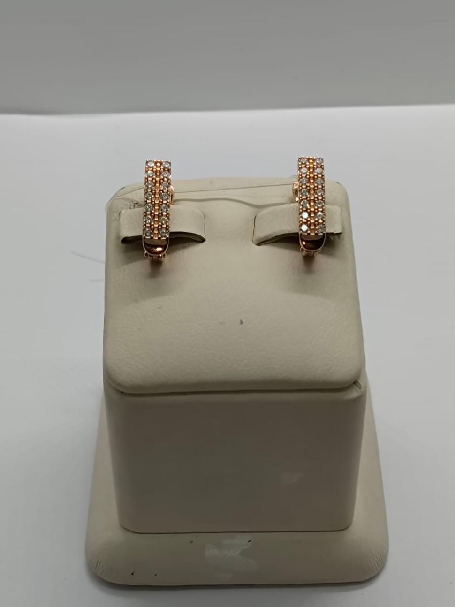 СЕРЬГИ С КАМНЯМИ (Au 585)