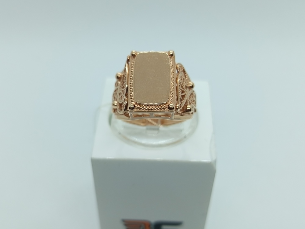 КОЛЬЦО ПЕЧАТКА без камня (Au 585)