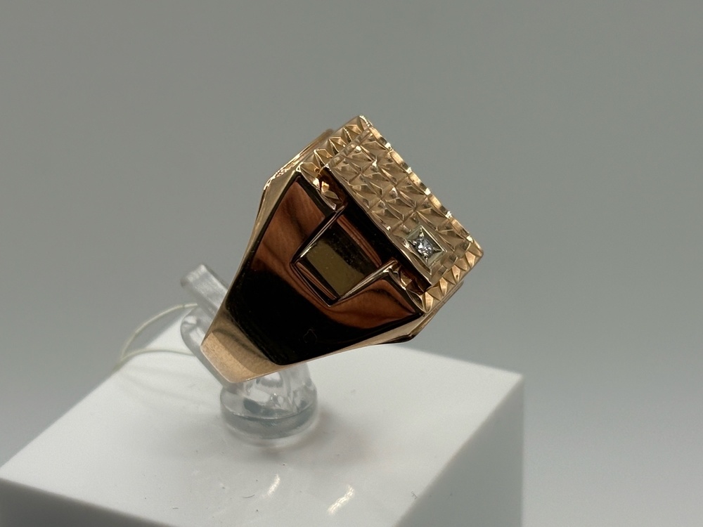 51-0020 КОЛЬЦО ПЕЧАТКА с камнем (Au 585)