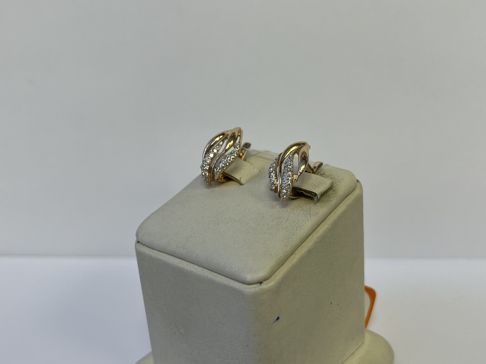 СЕРЬГИ С КАМНЯМИ (Au 585)