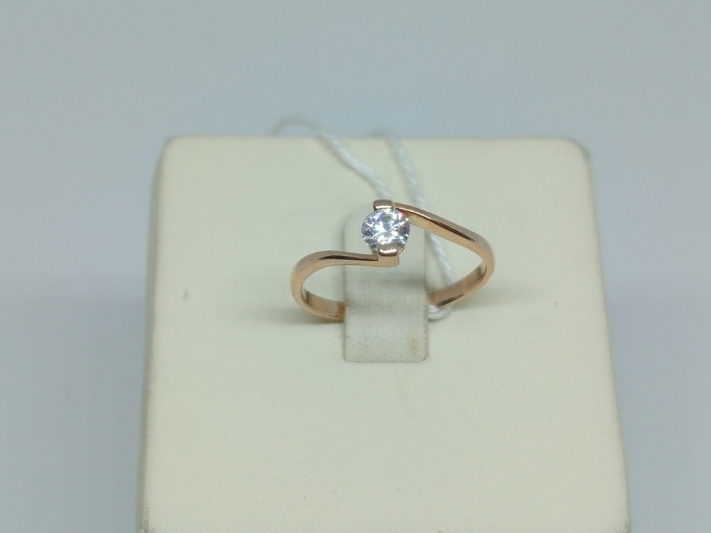 КОЛЬЦО С КАМНЕМ (Au 375)