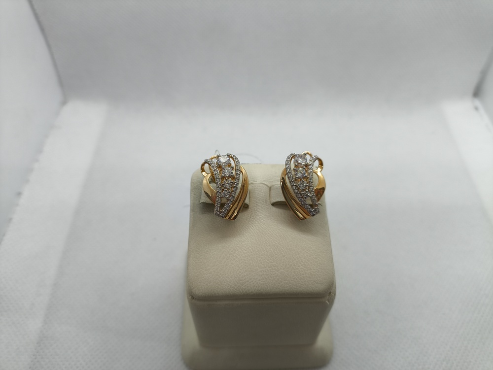 СЕРЬГИ С КАМНЯМИ (Au 585)