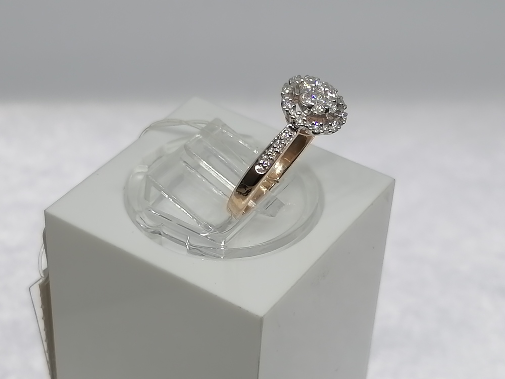 К1638-120 КОЛЬЦО БРИЛЛИАНТ (Au 585)