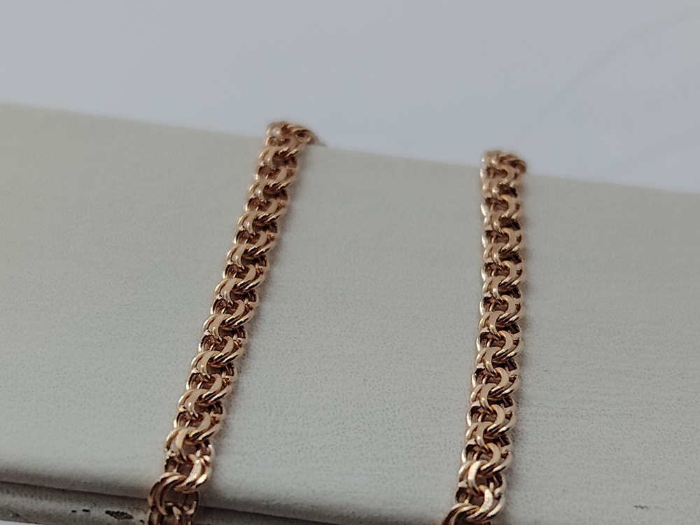 ЦЕПЬ ПУСТОТЕЛАЯ Бисмарк (Au 585)