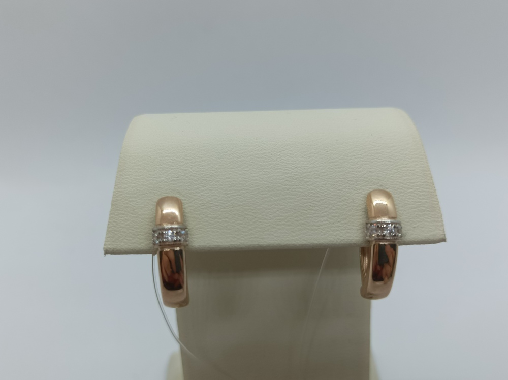 22123 СЕРЬГИ С КАМНЯМИ (Au 585)