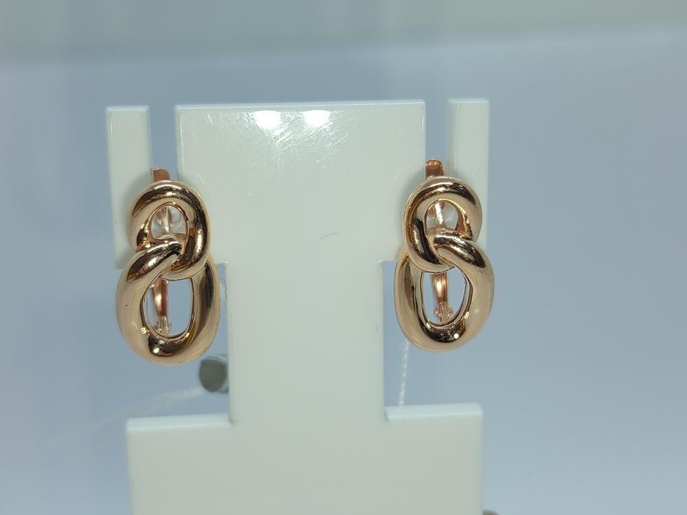 СЕРЬГИ БЕЗ КАМНЯ (Au 585)