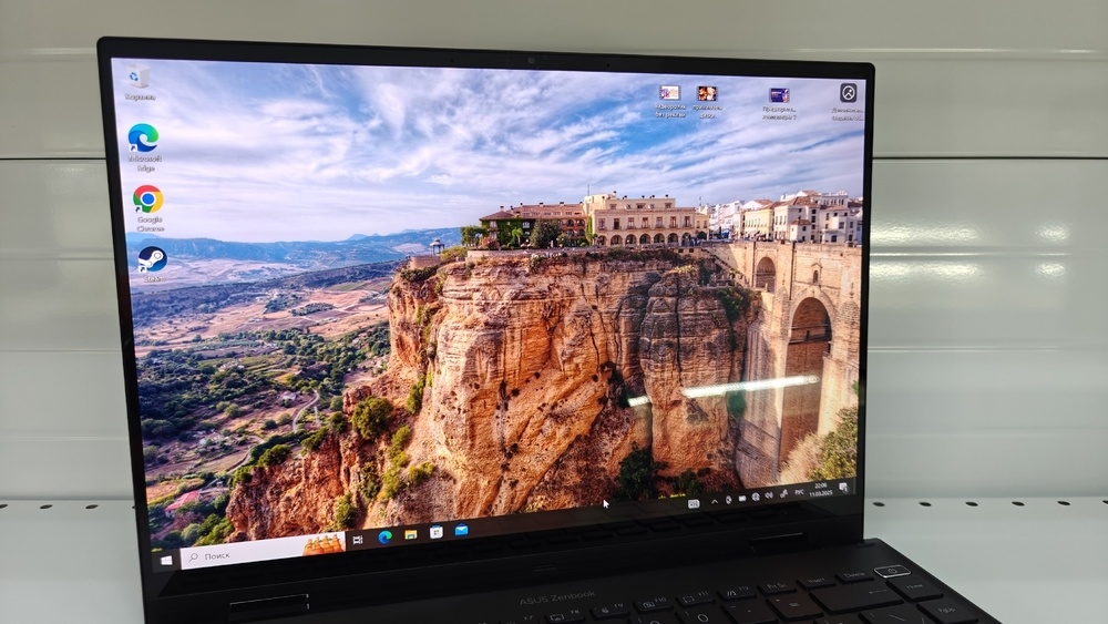 Ноутбук ASUS Zenbook UP5401E; Core i5-1135G7, Intel iris XE Graphics, 16 Гб, 256 Гб, Нет