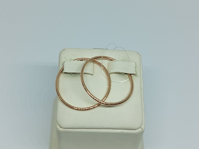 СЕРЬГИ КОНГО без камня (Au 585)