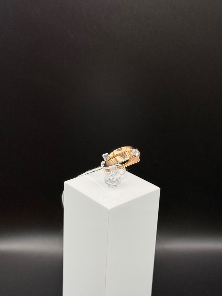 КОЛКМ585 КОЛЬЦО С КАМНЕМ (Au 585)