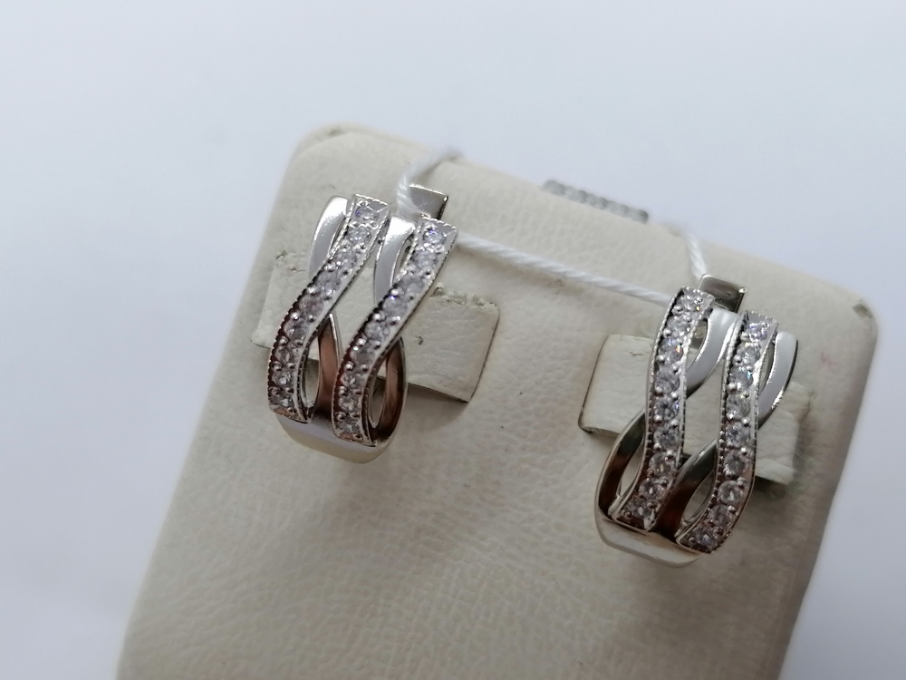 СЕРЬГИ С КАМНЯМИ (Au 585)