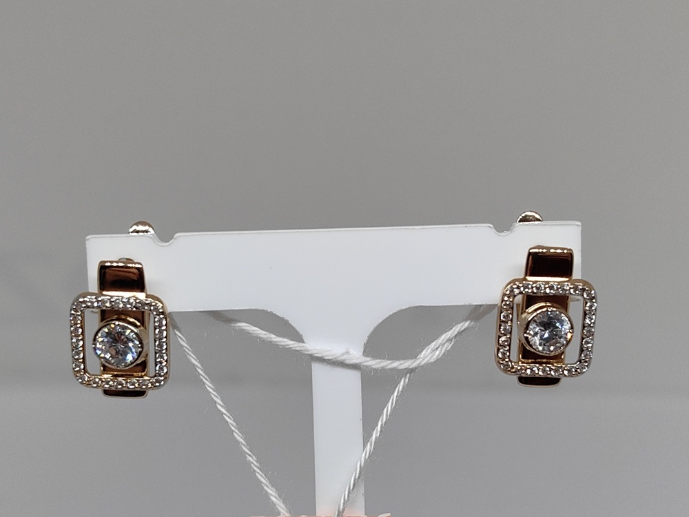 СЕРЬГИ С КАМНЯМИ (Au 585)