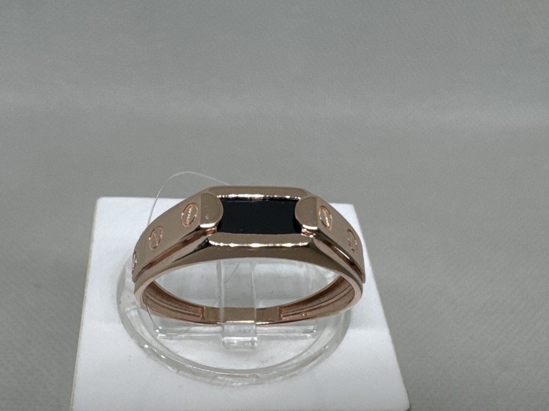 ПЕЧАТКА С КАМНЕМ (Au 585)