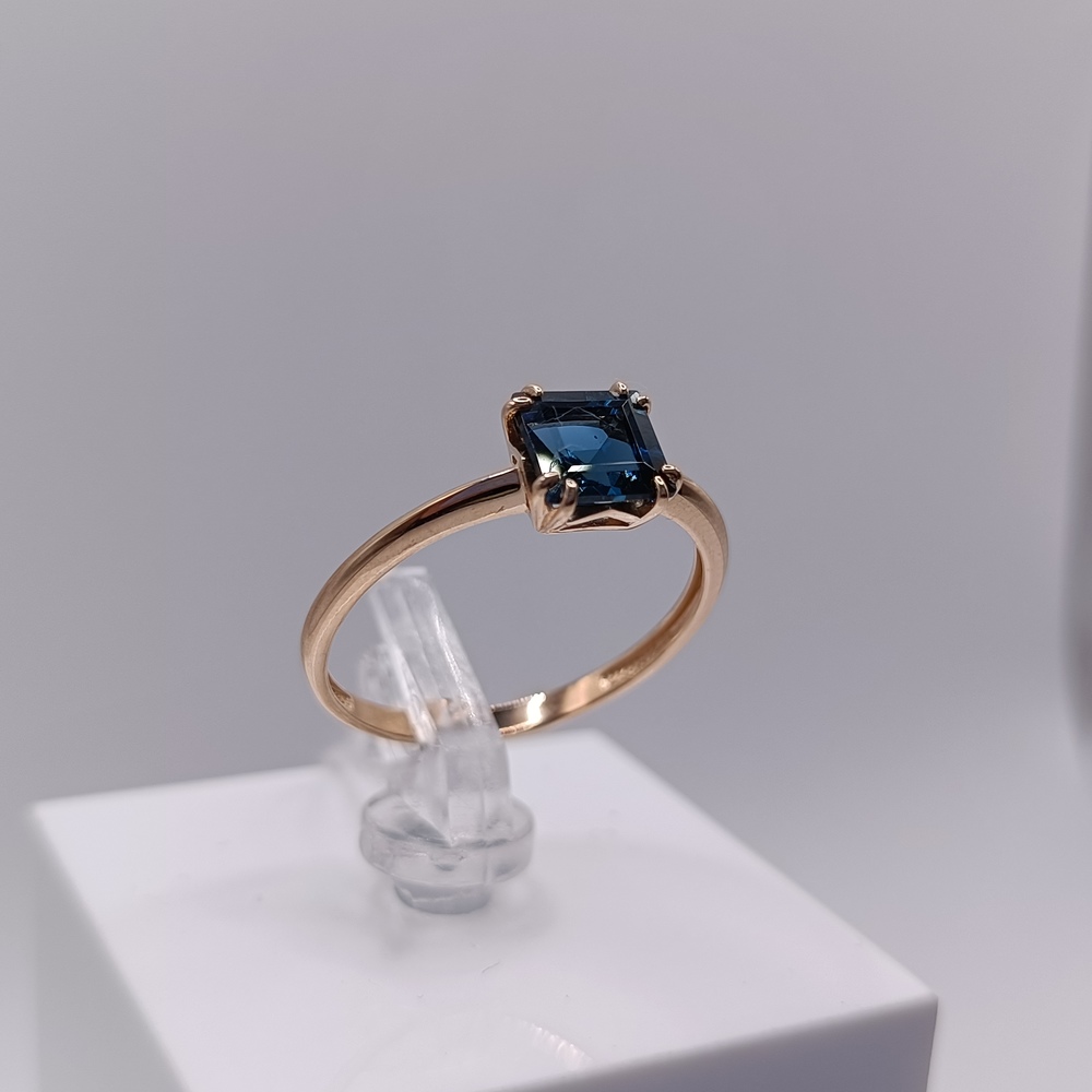 КОЛКМ585 КОЛЬЦО С КАМНЕМ (Au 585)