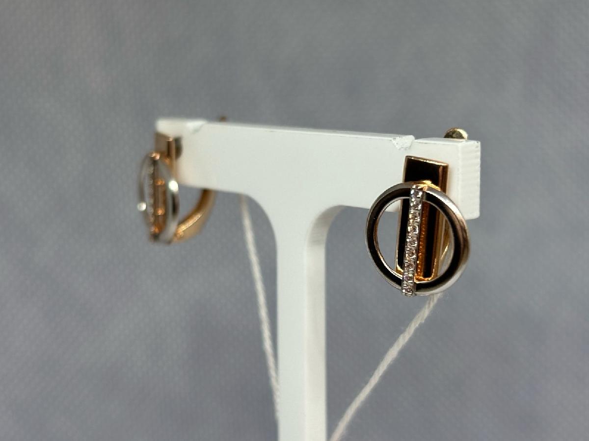 СЕРЬГИ С КАМНЯМИ (Au 585)