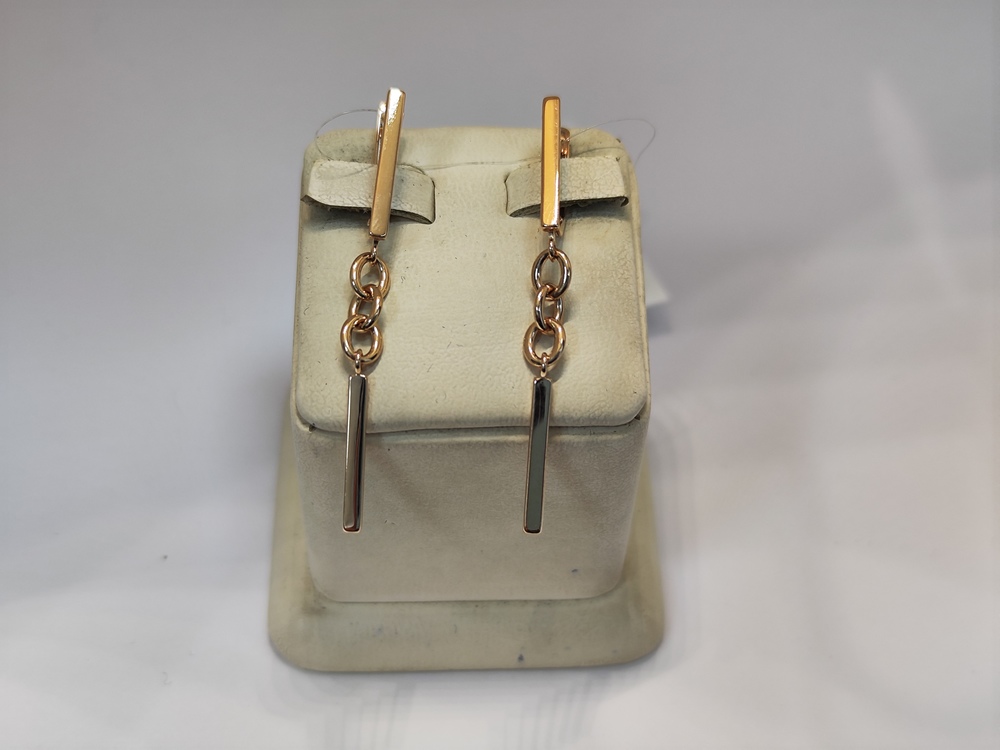 СЕРЬГИ БЕЗ КАМНЯ (Au 585)