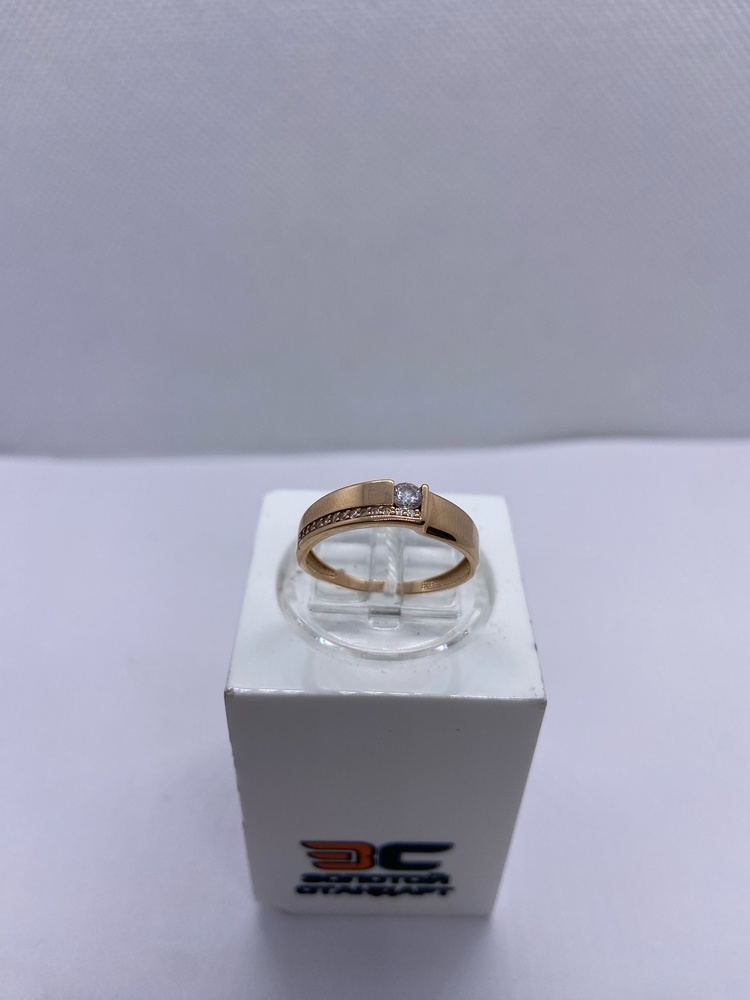 КОЛКМИ585 КОЛЬЦО С КАМНЯМИ (Au 585)