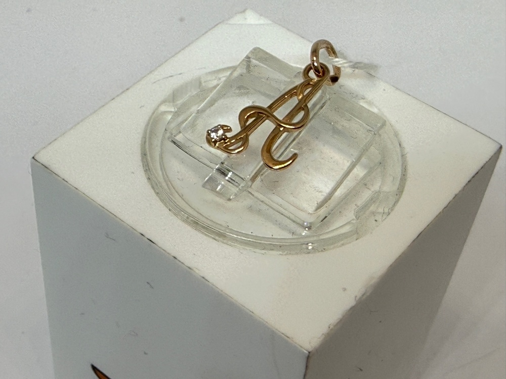 ПОДВЕСКА БУКВА А Au 585