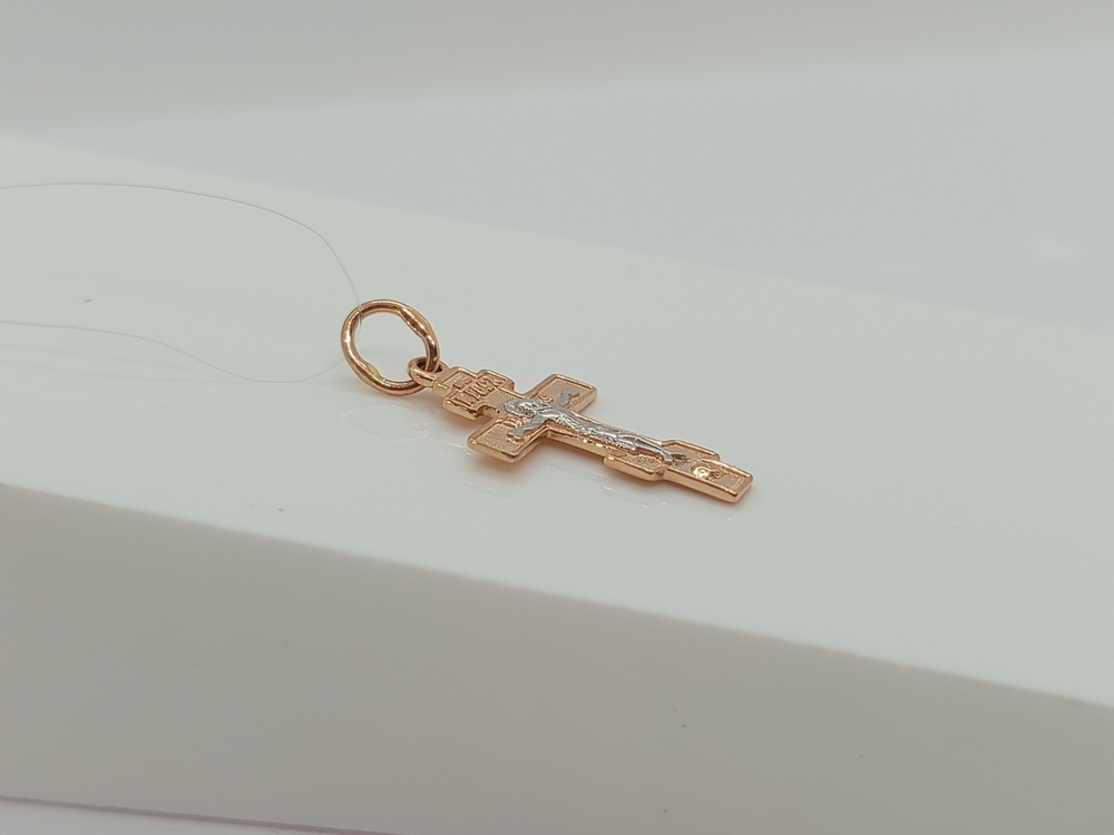 ПОДВЕСКА КРЕСТ без камня (Au 585)