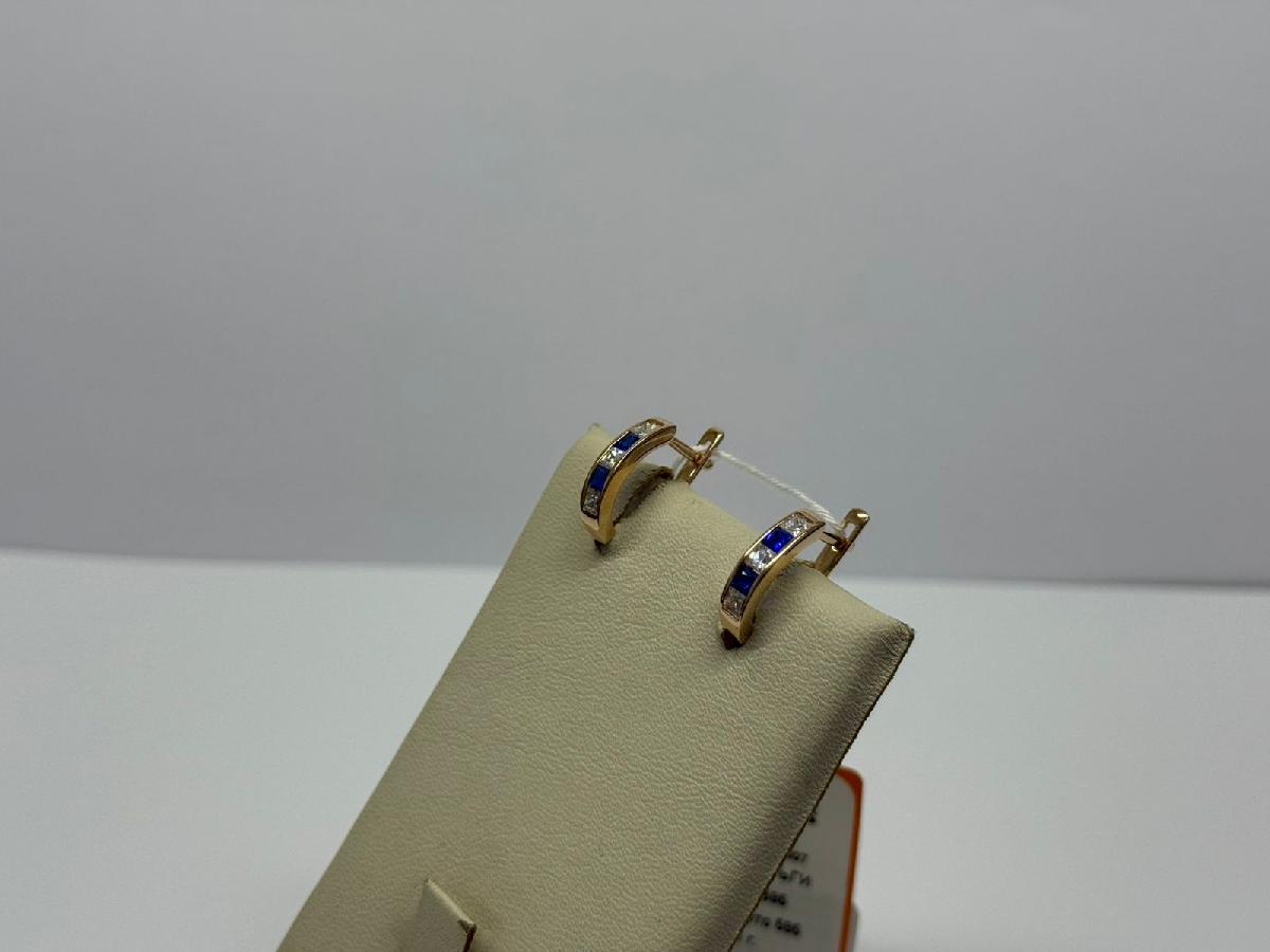 СЕРЬГИ С КАМНЯМИ (Au 585)