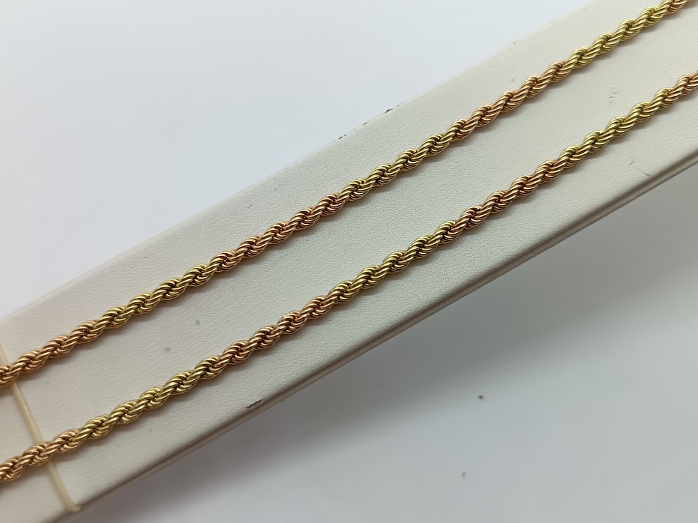 ЦЛВР585 ЦЕПЬ ПОЛНОВЕСНАЯ Веревка (Au 585)