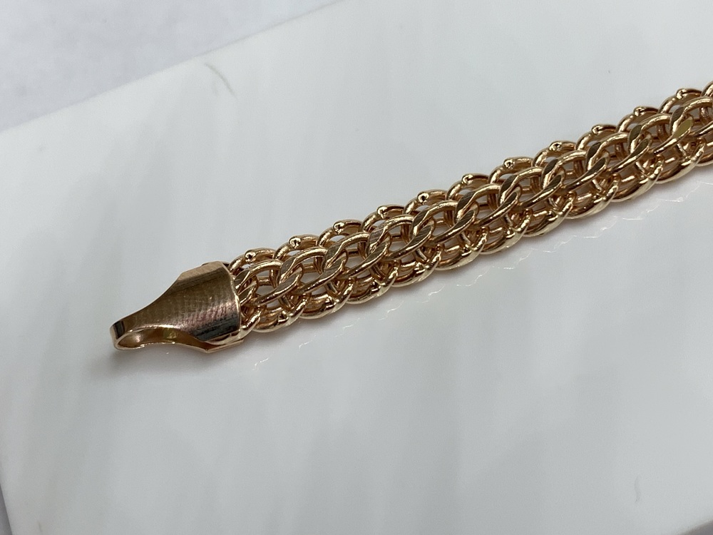 БРАСЛЕТ ПУСТОТЕЛЫЙ Итальянка (Au 585)