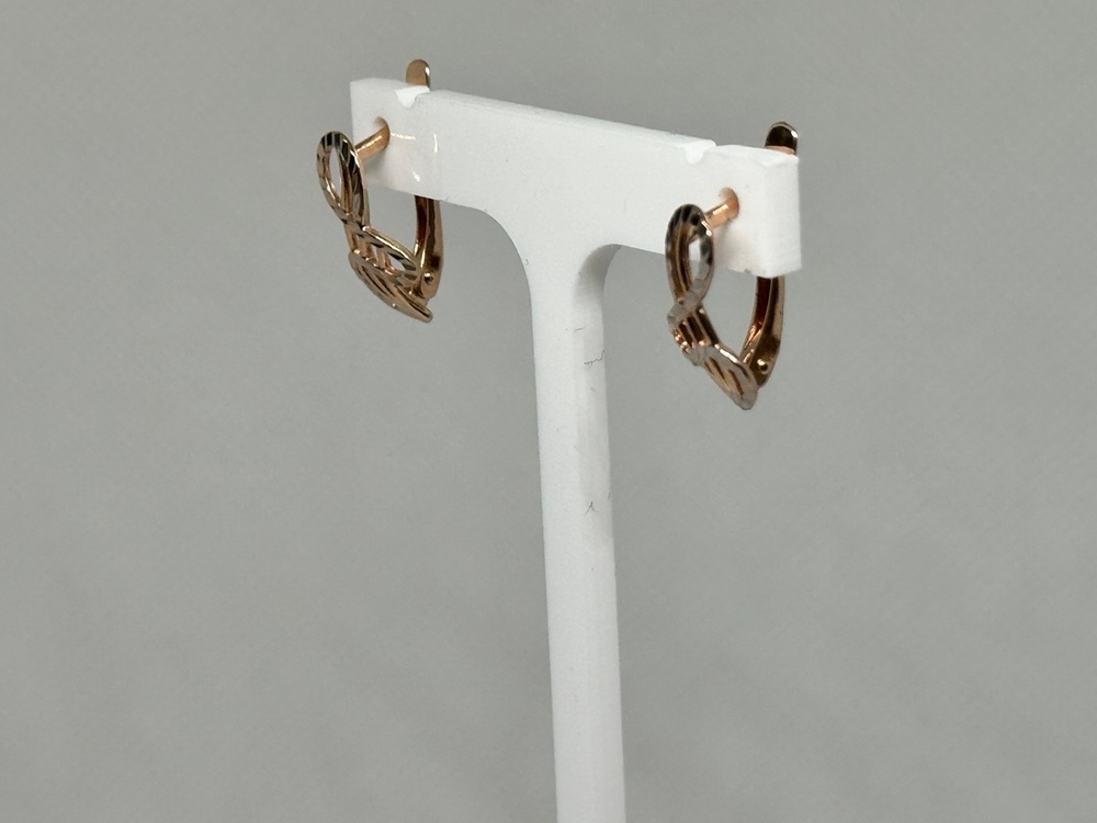 СЕРЬГИ БЕЗ КАМНЯ (Au 585)