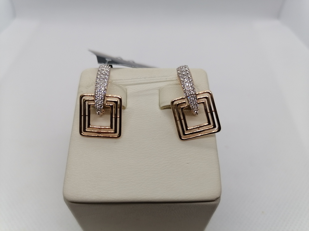 СЕРЬГИ С КАМНЯМИ (Au 585)