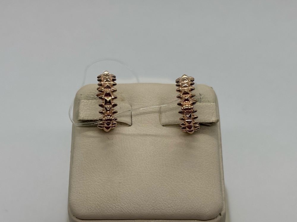 СЕРЬГИ БЕЗ КАМНЯ (Au 585)