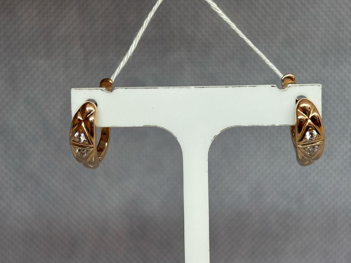 СЕРЬГИ С КАМНЯМИ (Au 585)