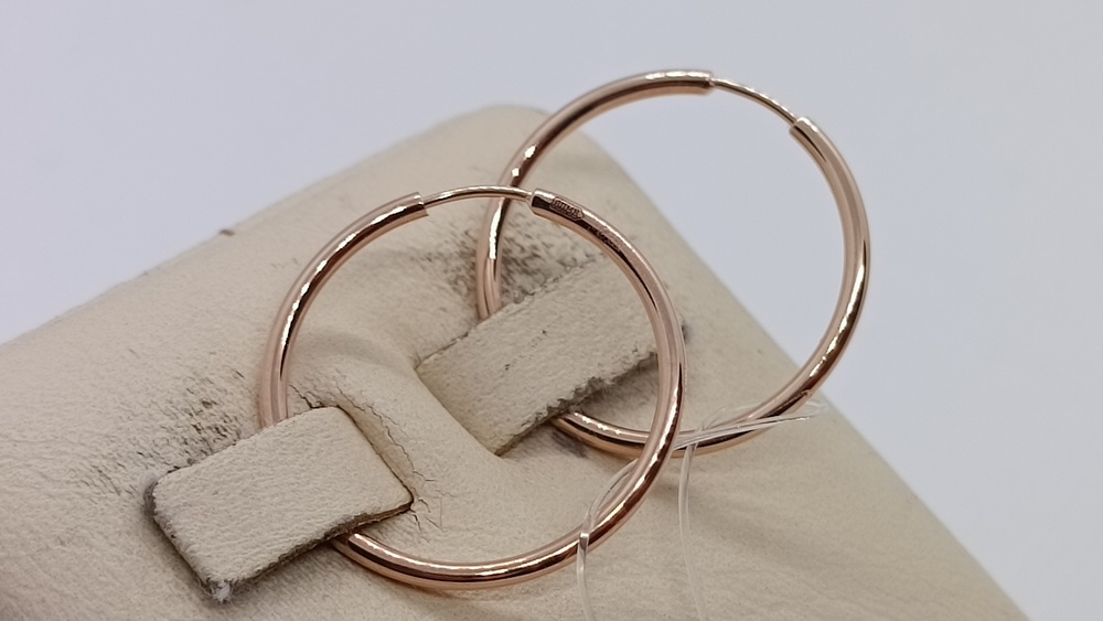 СЕРЬГИ КОНГО без камня (Au 585)