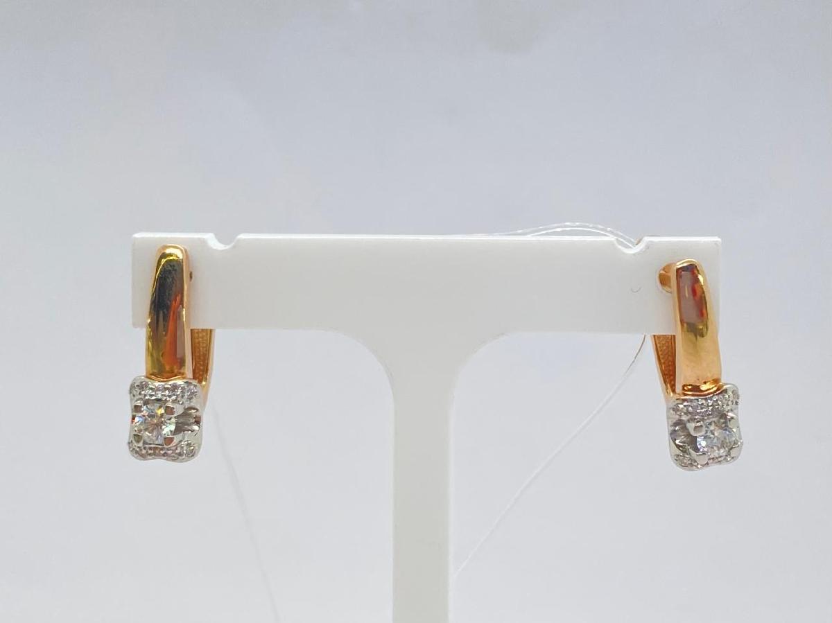 СЕРЬГИ БРИЛЛИАНТ (Au 585)