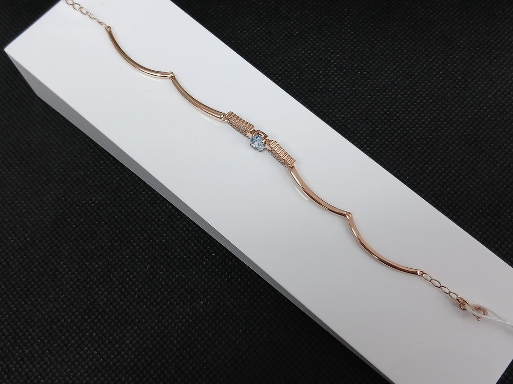 Б585 БРАСЛЕТ С КАМНЯМИ (Au 585)