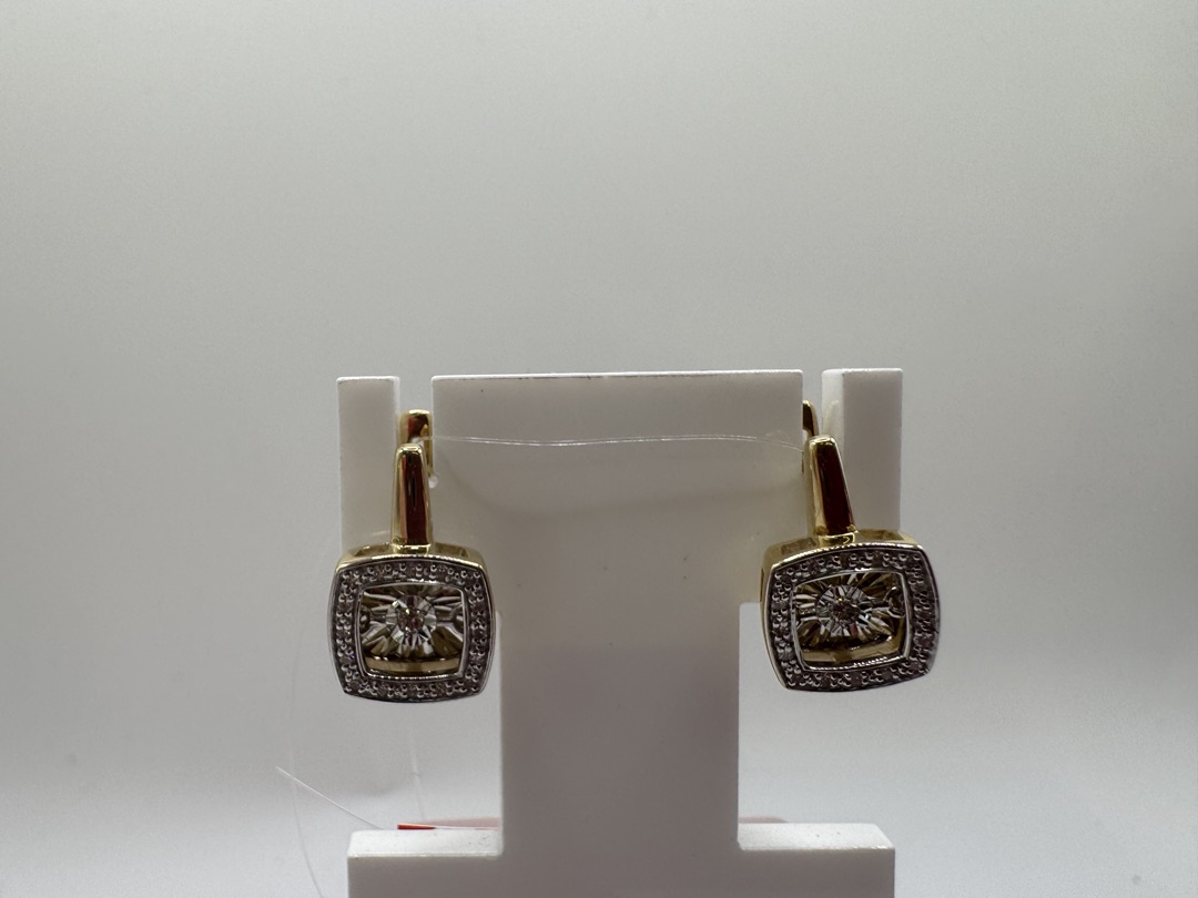 СЕРЬГИ БРИЛЛИАНТ (Au 585)