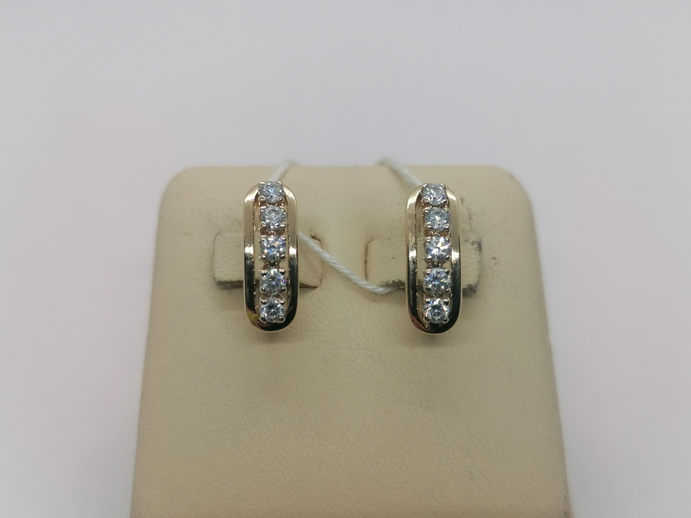 СЕРЬГИ С КАМНЯМИ (Au 585)