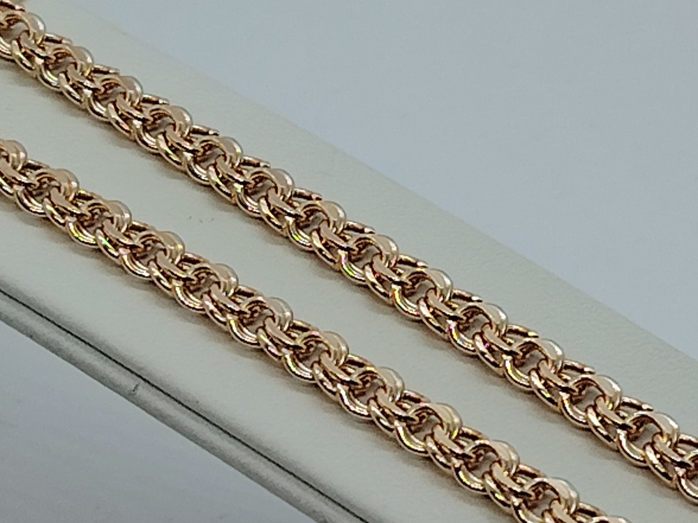 ЦЕПЬ ПУСТОТЕЛАЯ Бисмарк (Au 585)