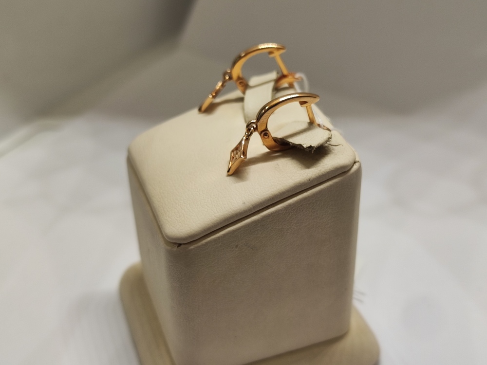 СЕРЬГИ БЕЗ КАМНЯ (Au 585)