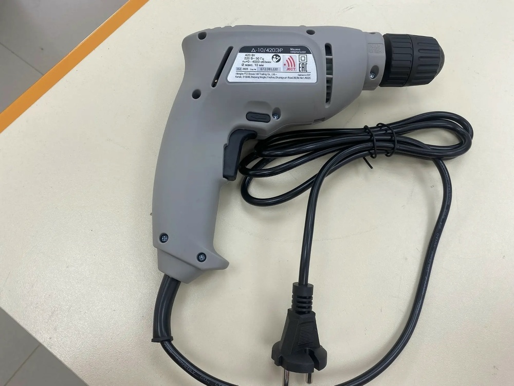 Дрель-безударная Интерскол Д-10/420ЭР ПРОМО (672.1.0.00)