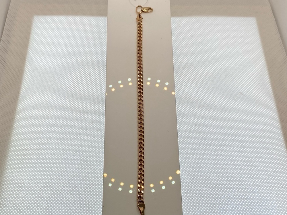 БРАСЛЕТ ПУСТОТЕЛЫЙ Панцирное (Au 585)