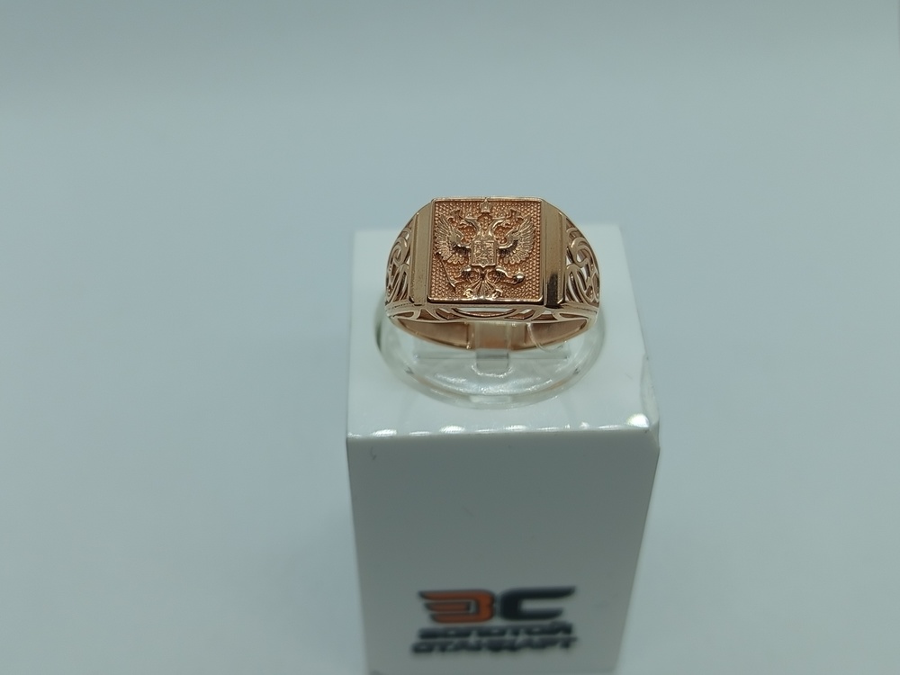 КОЛЬЦО ПЕЧАТКА без камня (Au 585)