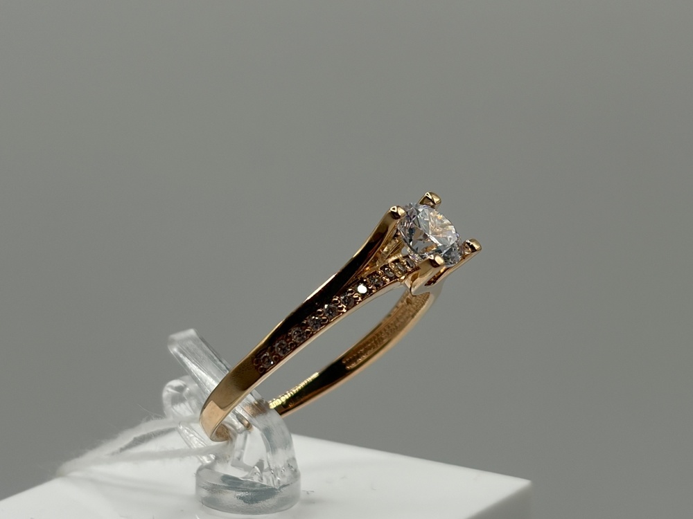 КОЛКМИ585 КОЛЬЦО С КАМНЯМИ (Au 585)