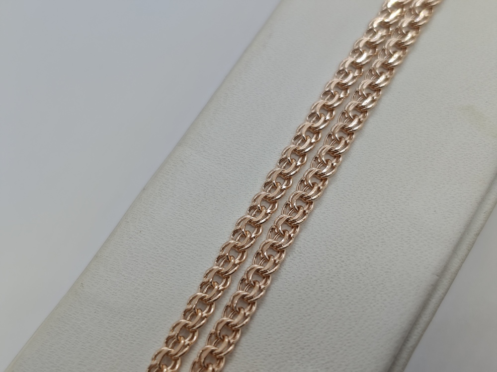 ЦЕПЬ ПУСТОТЕЛАЯ Бисмарк (Au 585)