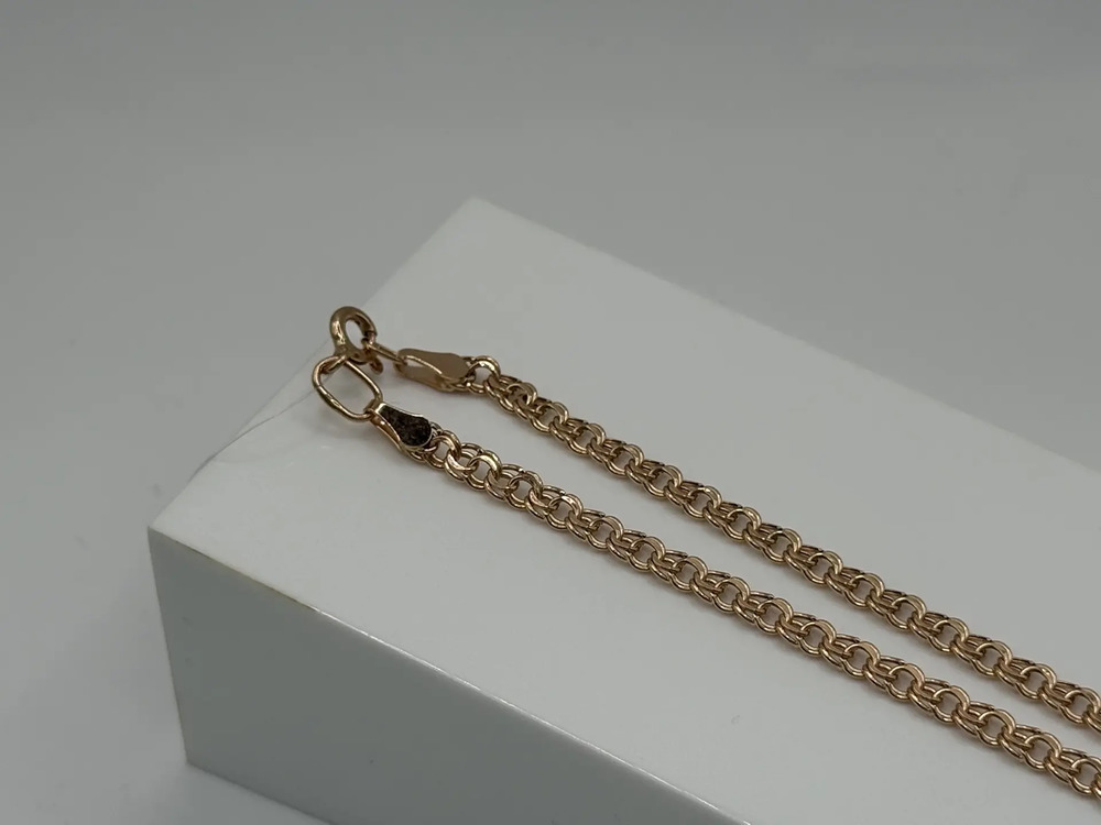 ЦЕПЬ ПУСТОТЕЛАЯ Бисмарк (Au 585)