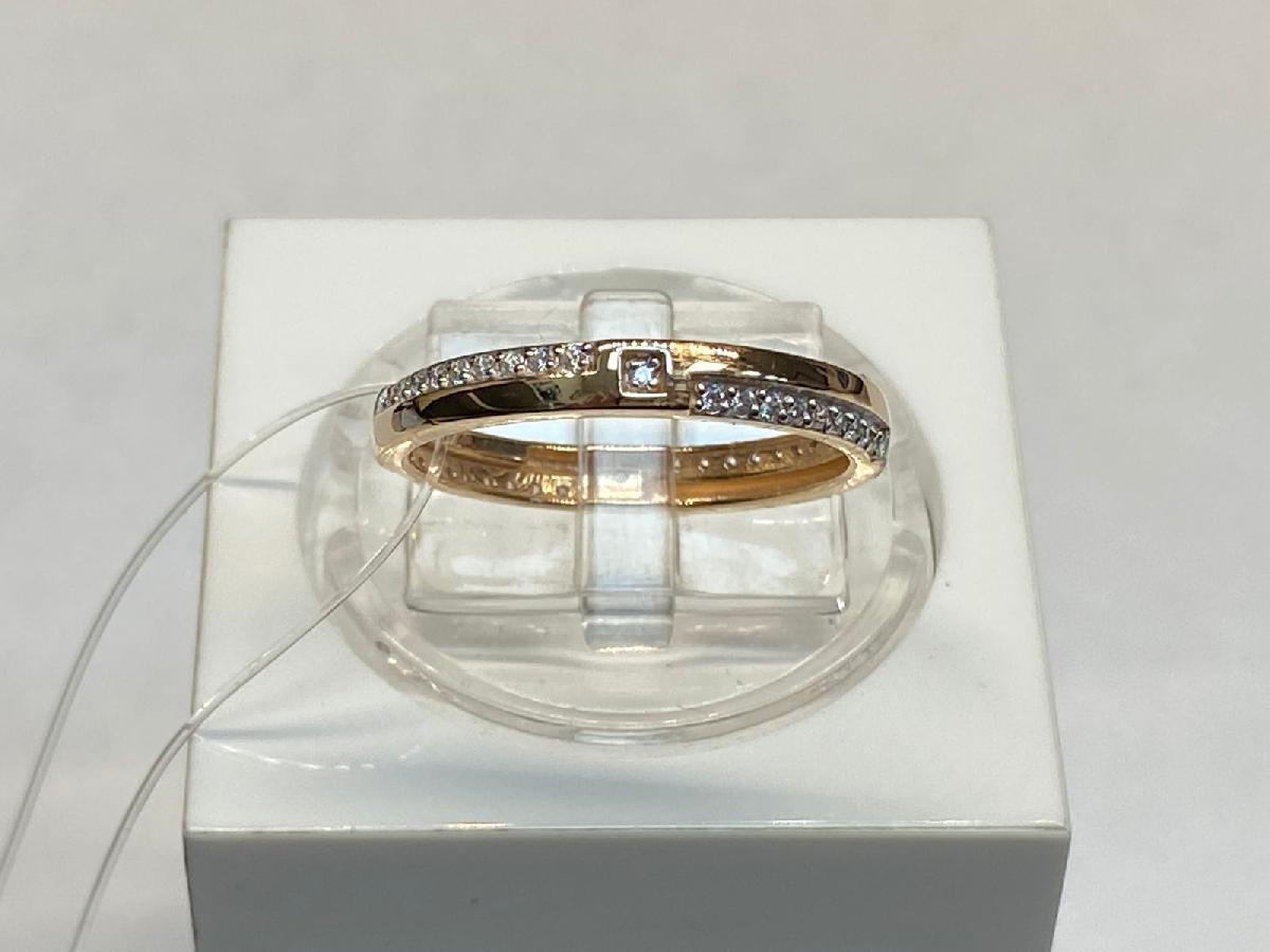 КОЛЬЦО С КАМНЯМИ (Au 585)