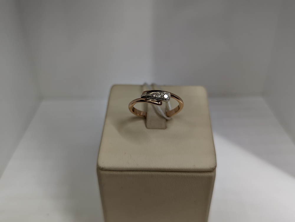 КОЛЬЦО БРИЛЛИАНТ Au 585