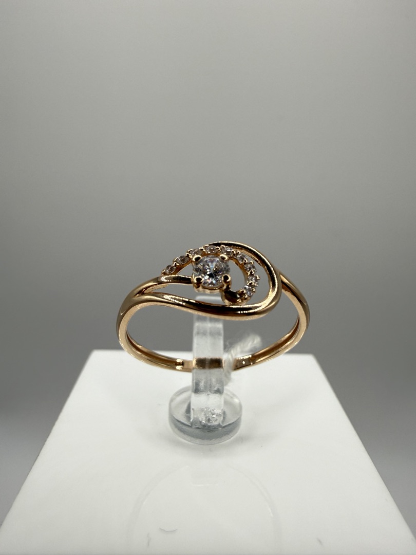 КОЛКМИ585 КОЛЬЦО С КАМНЯМИ (Au 585)