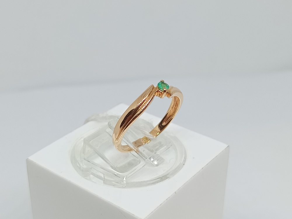 КОЛЬЦО С КАМНЕМ (Au 585)