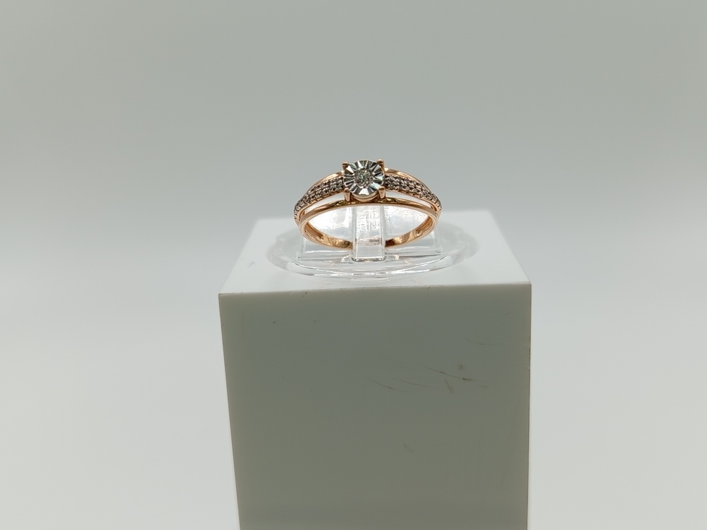 КОЛЬЦО БРИЛЛИАНТ Au 585