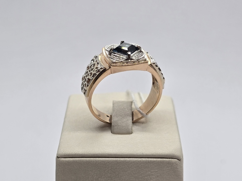 ПЕЧАТКА С КАМНЯМИ (Au 585)